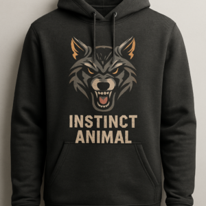 Sweat à capuche "Instinct Animal"