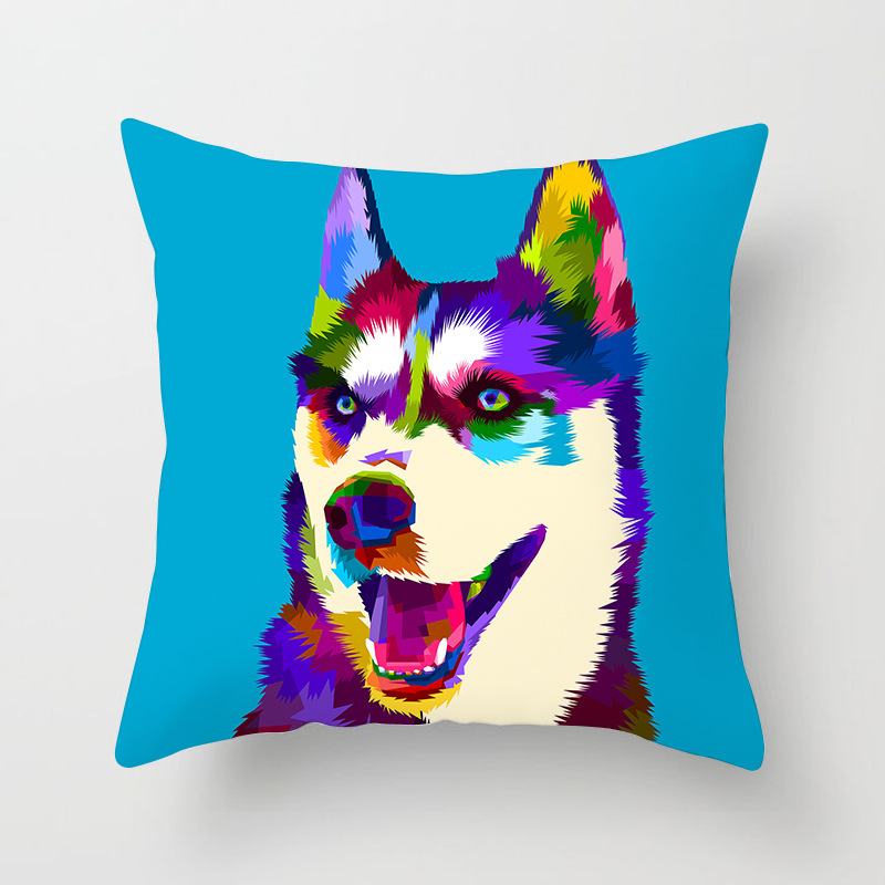 Coussin déco Pop Art – Animaux sauvagement stylés – Image 9
