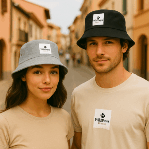 Bob noir WildPaws Studio – Style sauvage & minimaliste