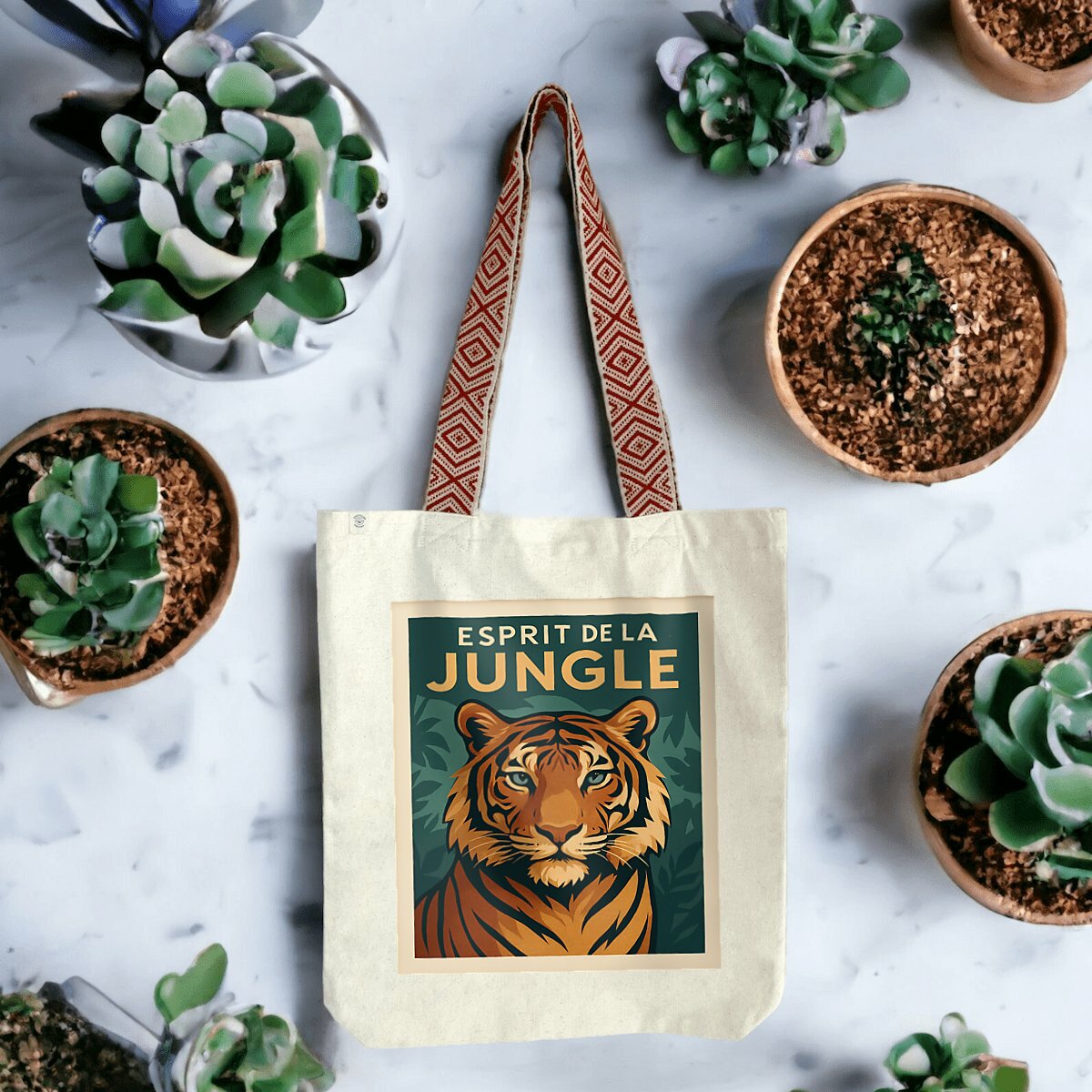 Tote Bag “Wild & Stylé” JUNGLE